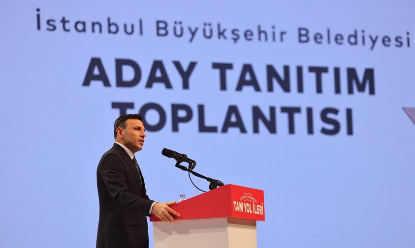 CHP İstanbul İl Başkanı Özgür Çelik, Ekrem İmamoğlu’nun İstanbul Büyükşehir Belediye Başkan Adaylığı tanıtım toplantısında Konuştu