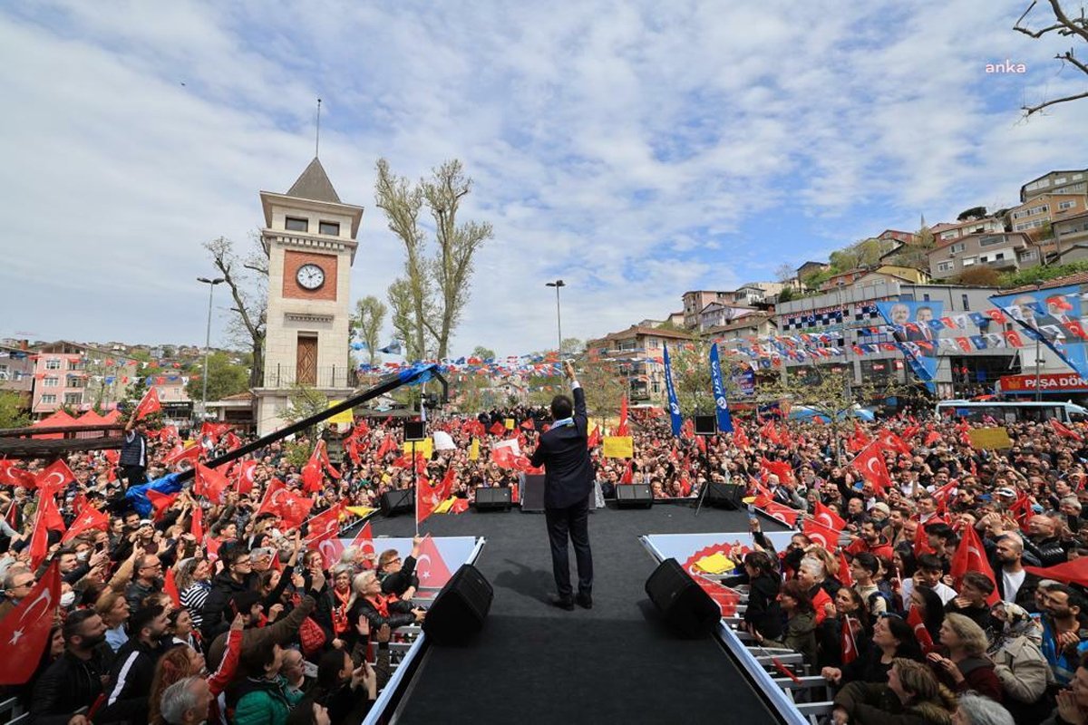 İstanbul Büyükşehir Belediye (İBB) Başkanı Ekrem İmamoğlu, 'Beykoz Yatırımları Tanıtım Töreni’nde,