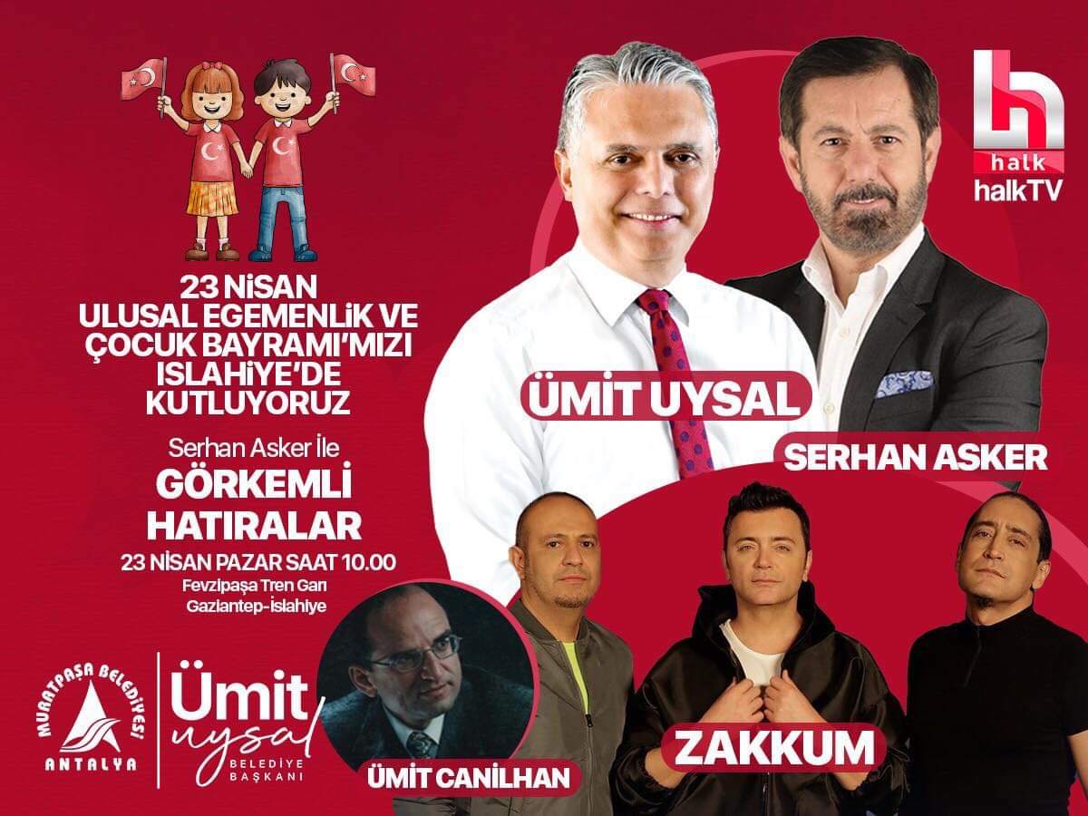 Murat Paşa Belediye Başkanı Ümit Uysal, 23 Nisan Ulusal Egemenlik ve Çocuk Bayramı dolayısıyla yayımladığı mesajından Çağrı Yaptı.