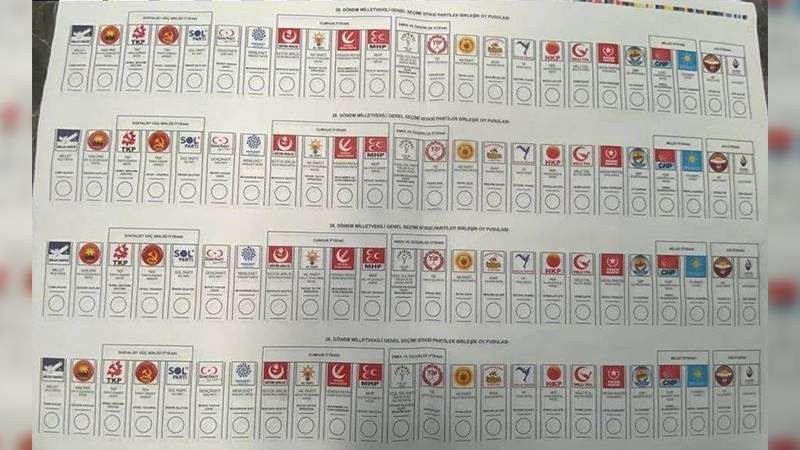 Seçime günler kala oy pusulalarının basımına başlandı: Boyu 1 metre