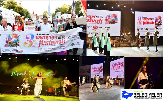 3. Uluslararası Esenyurt Halk Dansları Müzik ve Sanat Festivali’nden tüm dünyaya barış ve kardeşlik mesajı
