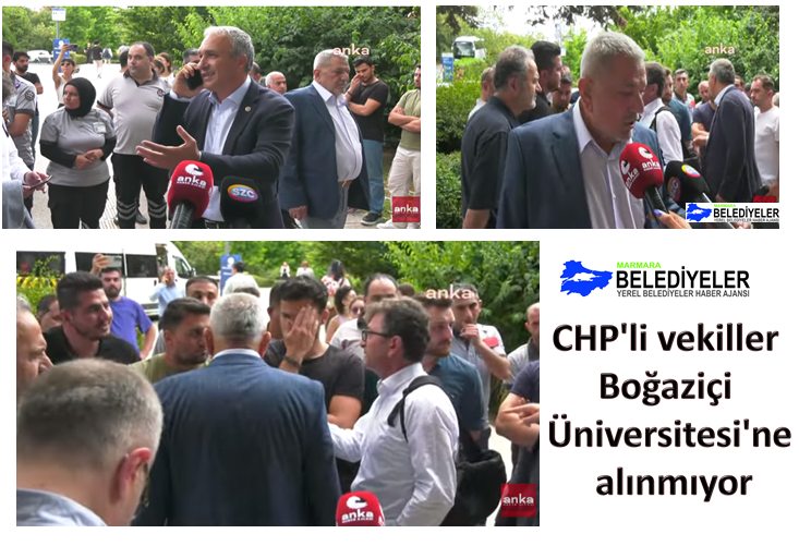 Boğaziçi'nde Gergin Anlar Yaşanıyor! Milletvekilleri Üniversiteye alınmıyor.