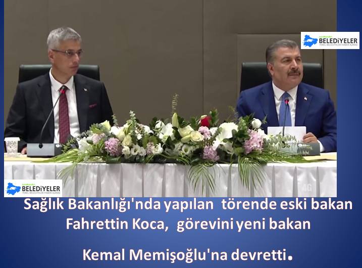 Sağlık Bakanı Fahrettin Koca görevi Kemal Memişoğlu'na bıraktı