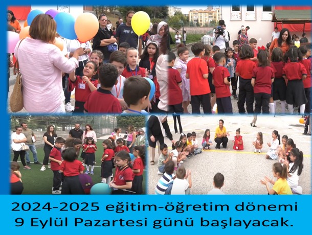 2024-2025 eğitim-öğretim dönemi 9 Eylül Pazartesi günü başlayacak. Okul öncesi ve ilkokul birinci sınıf öğrencilerine yönelik 'uyum eğitimleri' başladı