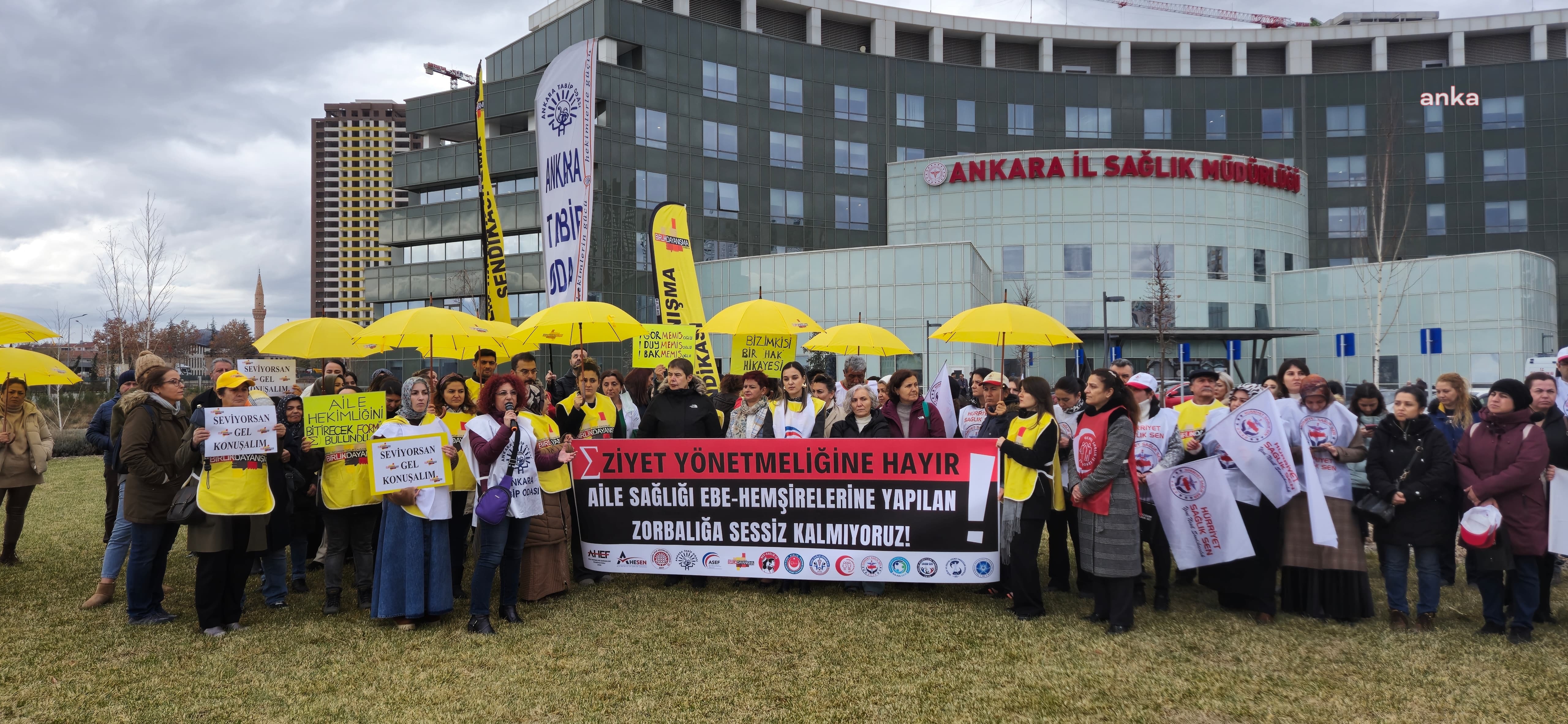 Ankara Tabip Odası ve 14 sağlık meslek örgütünden Aile Hekimliği Ödeme ve Sözleşme Yönetmeliği'ne tepki.