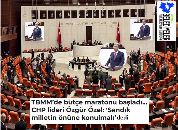 TBMM’de bütçe maratonu başladı... CHP lideri Özgür Özel: ‘Sandık milletin önüne konulmalı’ dedi.