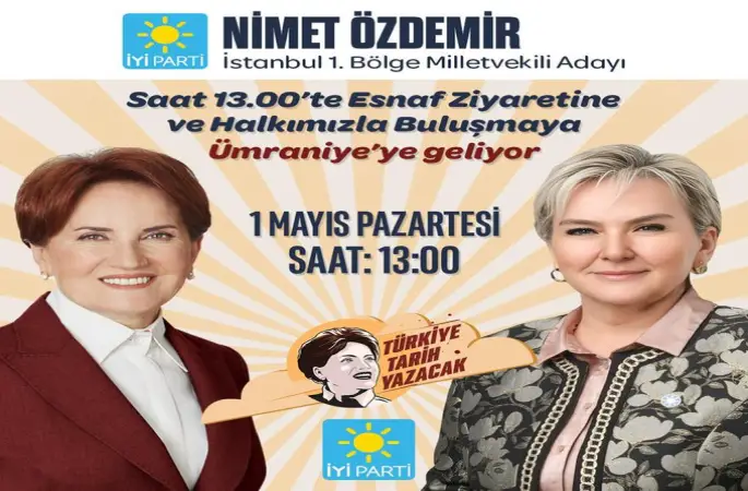 1 Bölge Millet Vekili Adayı Sn. Nimet Özdemir Seçim stantları ziyaret ederek seçim çalışmaları kapsamında  vatandaşlarımızla bir araya geldi.