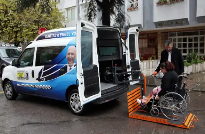 Kartal Belediyesi'nden 'engelsiz taksi' müjdesi
