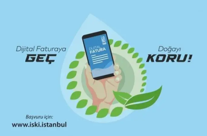 İSKİ Tek tıkla ağaçları korumak ister misin? Hemen dijital faturaya geç. Ağaçları koru!