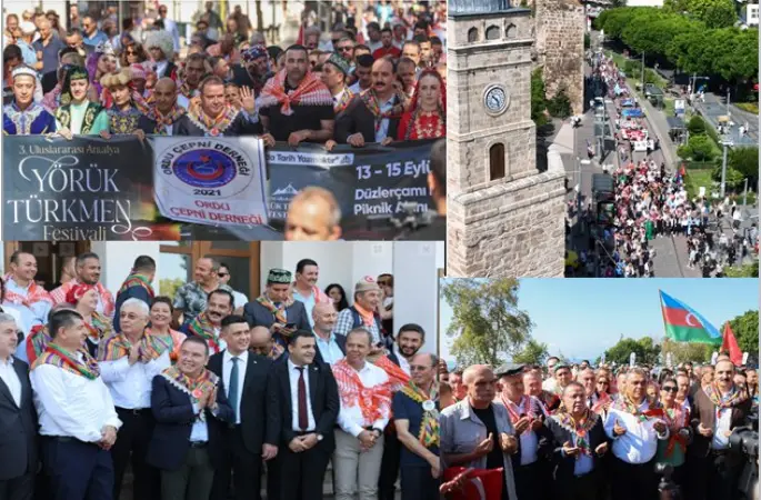 3’üncü Uluslararası Yörük Türkmen Festivali sona erdi