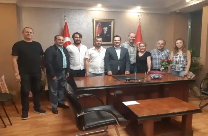 CHP ÜMRANİYE'DE BAŞKAN ZEYNEL KIZILKAYA'YA HAYIRLI OLSUN ZİYARETLERİ SÜRÜYOR