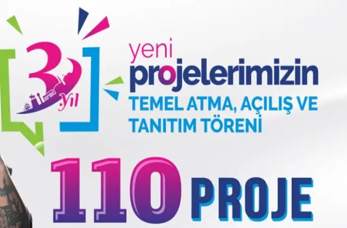 MANSUR YAVAŞ 2022 YILINA DAMGASINI VURACAK 110  PROJE