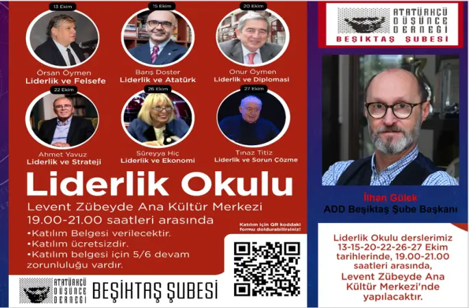 ADD BEŞİKTAŞ ŞUBESİ’NDEN GELECEĞİN LİDERLERİ İÇİN “LİDERLİK OKULU”