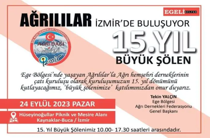 AĞRILILAR  İZMİR’de BULUŞUYOR....