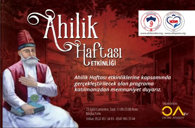 AHİLİK İŞ İNSANLARI DERNEĞİ'NİN ORGANİZE ETTİĞİ Ahilik Haftası etkinlikleri  Maçka Parkında Bizleri Bekliyor..