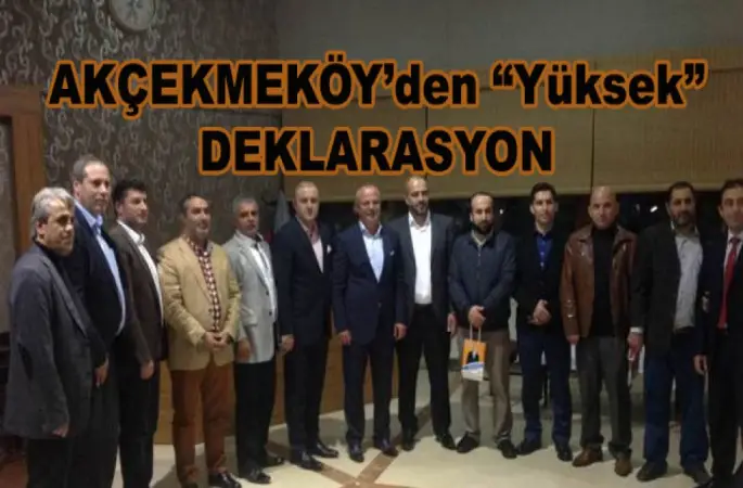 Ak Çekmeköy Hüseyin Yüksek ile Yükselsin