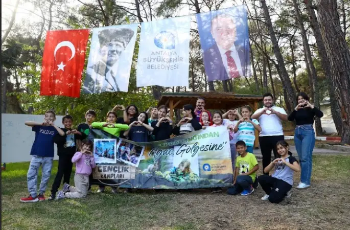 Antalya Büyükşehir Belediyesi Gençlik Kampı ara tatilde çocuk ve gençleri ağırladı  “Ara tatilde etkinlik var”