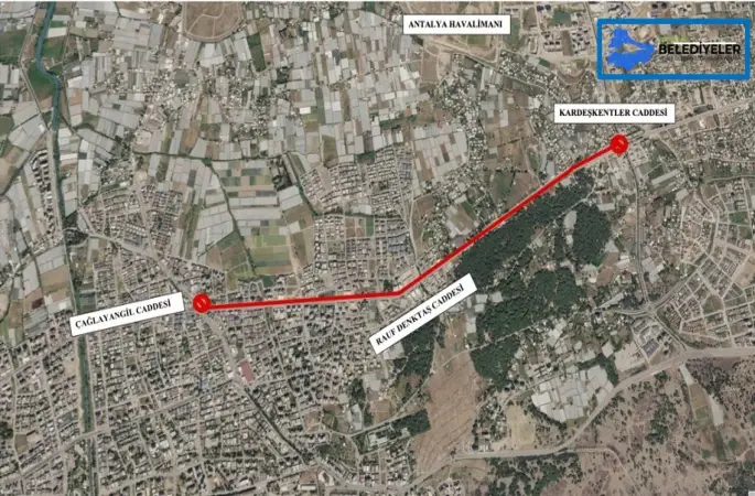 Antalya Büyükşehir Belediyesinde   Rauf Denktaş Caddesi'nde asfalt mesaisi başlıyor