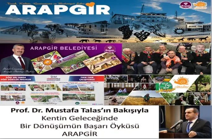 Arapgir’in Dört Dönemdir Belediye Başkanı Haluk Cömertoğlu’nun Liderliğinde Kentin Geleceğinde Bir Dönüşümün Başarı Öyküsü