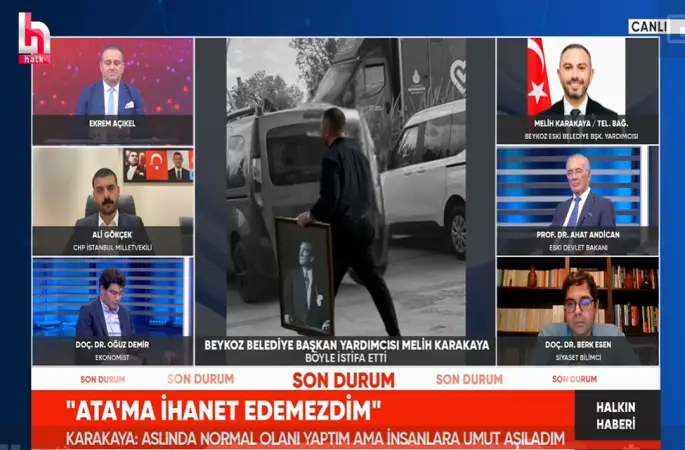 Atatürk portresiyle görevinden ayrılmıştı: Melih Karakaya Halk TV'ye konuştu