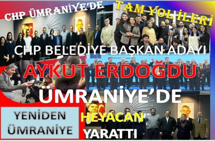 AYKUT ERDOĞDU ÜMRANİYE'DE HEYECAN YARATTI