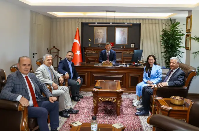 Başkan Vekili Gürzel’den Kaymakam Ürkmezer’e Hayırlı Olsun Ziyareti