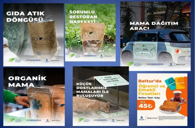 Beltur ve Akkomarka Restoran Topluluğu iş birliğiyle Gıda Atıklarından Sürdürülebilir Geleceğe Projesini Hayata Geçirdiler.