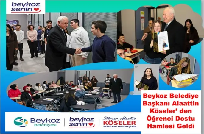Beykoz Belediye Başkanı Alaattin Köseler’den Öğrenci Dostu Hamlesi Geldi