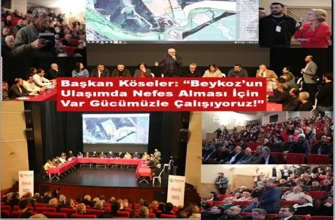 Beykoz Belediye Başkanı Köseler: “Beykoz’un Ulaşımda Nefes Alması İçin Var Gücümüzle Çalışıyoruz!”dedi.