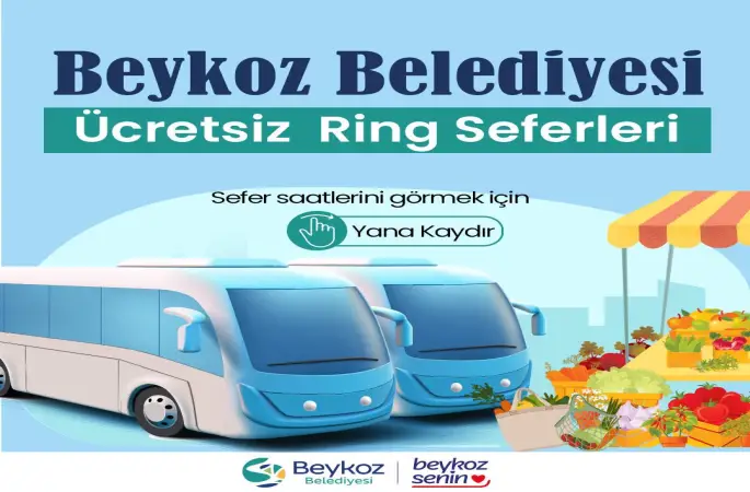 Beykoz Belediyesi Beykoz’un mahalleleri arasında konforlu ve pratik ulaşım için ücretsiz ring seferleri artırdı.