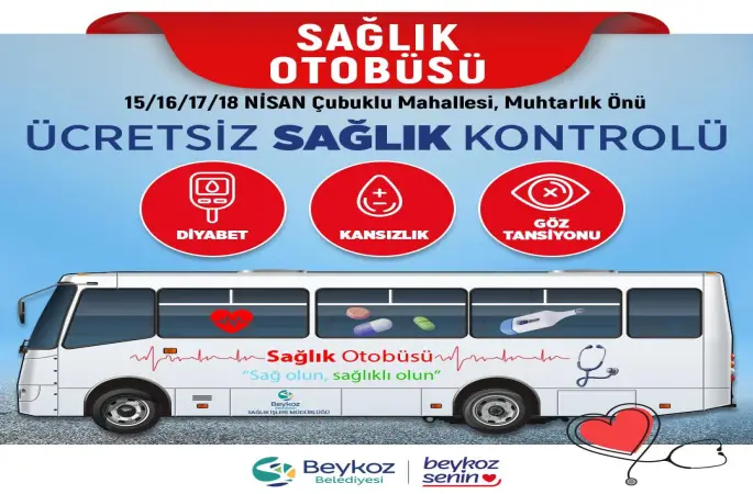 Beykoz Belediyesi Mahalle Mahalle Şifa Dağıtıyor Beykoz’un Gezici Sağlık Otobüsü İlgi Odağı Oldu!