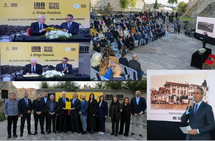 Beykoz Belediyesi ve İstanbul Büyükşehir Belediyesince  Beykoz’un Tarihi Mirasına Ortak Koruma için Protokol Yapıldı.