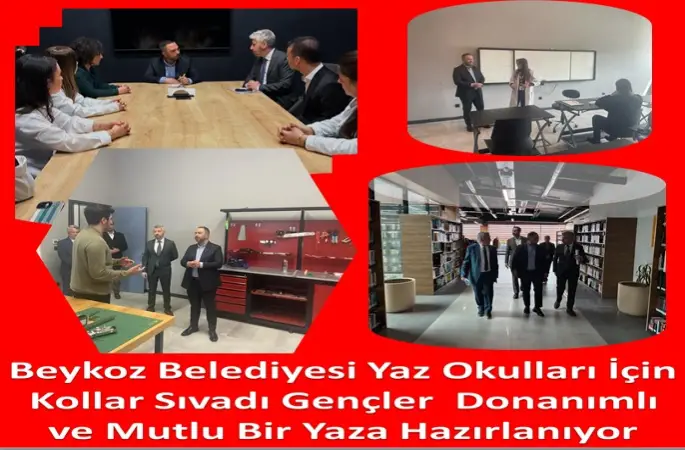 Beykoz Belediyesi Yaz Okulları İçin Kollar Sıvadı Gençler Donanımlı ve Mutlu Bir Yaza Hazırlanıyor