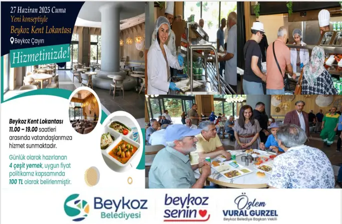 Beykoz Belediyesinin  Beykoz Kent Lokantası Hizmete Girdi: Dayanışmanın ve Paylaşmanın Yeni Adresi oldu.