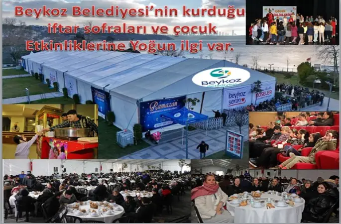 Beykoz Belediyesi’nin Ramazan ayı boyunca düzenlediği etkinlikler, ilçe sakinleri tarafından büyük ilgi görüyor.