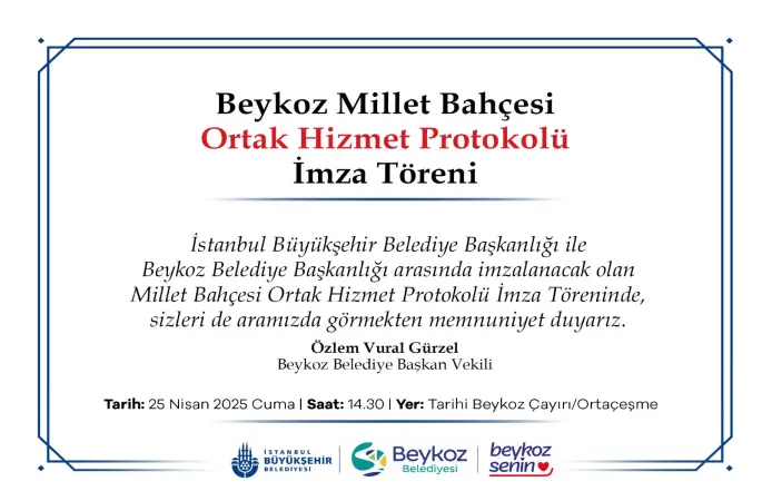 Beykoz Millet Bahçesi İBB ve Beykoz Belediyesi Ortaklığında Hayat Bulacak Beykoz Millet Bahçesi Yeniden Hayat Bulacak