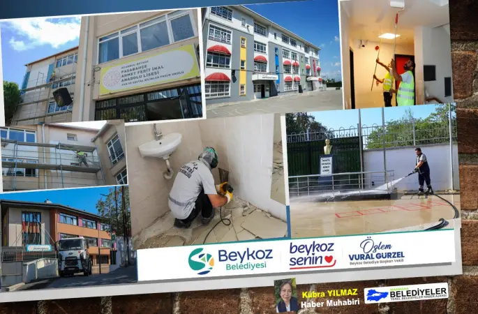 Beykoz’da Beykoz Belediyesince  Okullar 2025 – 2026 Eğitim Öğretim Yılına Hazır Hale Getirildi.
