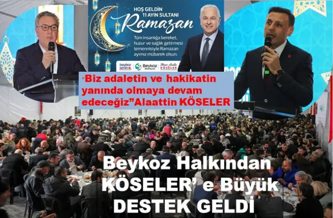 Beykoz’da Ramazan Birlik ve Dayanışma Ruhuyla Başladı