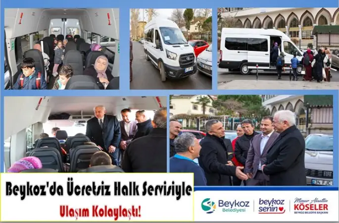 Beykoz'da Ücretsiz Halk Servisiyle Ulaşım Kolaylaştı!
