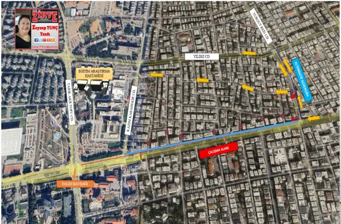 Büyükşehir’den 100. Yıl Bulvarı’nda asfalt çalışması  Turgut Reis Caddesi ile Falez Kavşağı arası trafiğe kapatılacak