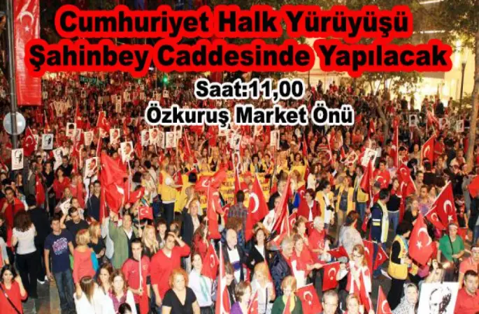 Çekmeköy Halkı Cumhuriyet Yürüyüşü