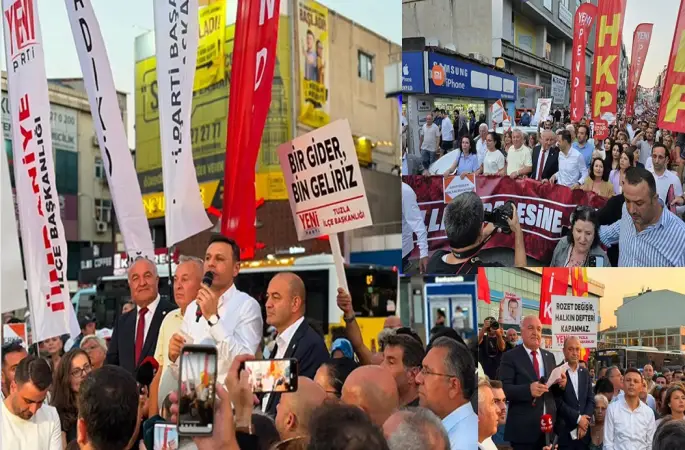 Çekmeköy’de "Millet İradesine Saygı" Yürüyüşü: Parti Değişikliklerine Tepki Sürüyor