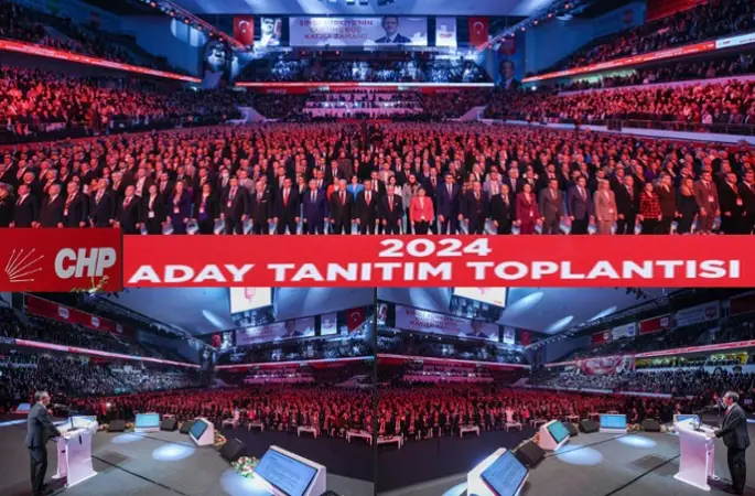 CHP GENEL BAŞKANI ÖZGÜR ÖZEL ADAY TANITIMINDA TÜRKİYE İTTİFAKININ PARÇASIYIZ DEDİ.