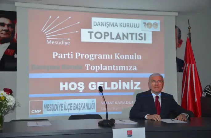 CHP Mesudiye İlçe Danışma Kurulu Toplantısı Parti Program Konulu ve Ülkemiz Gündemi ile Beykoz da toplandı.