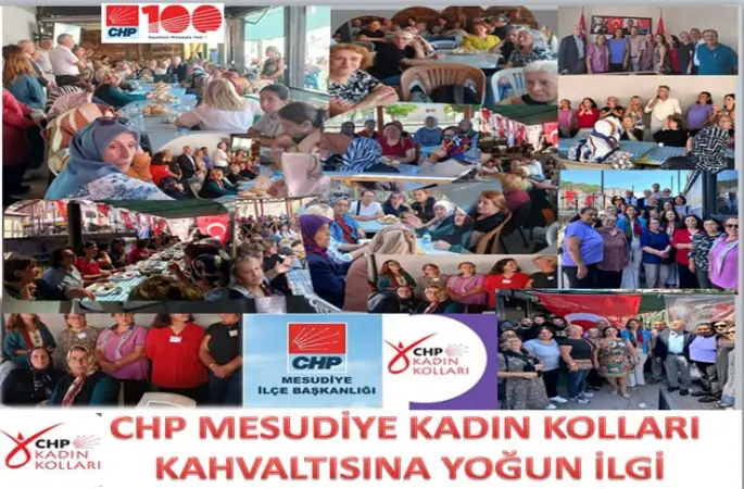 CHP Mesudiye Kadın Kolları'ndan Rekor Katılımlı Kahvaltı