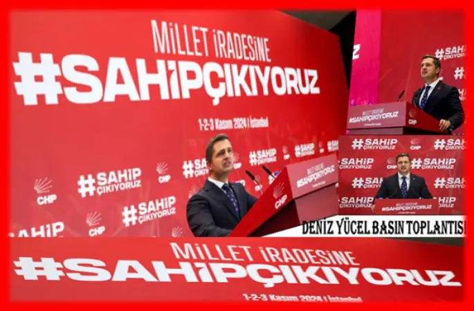 CHP Parti Sözcüsü Deniz Yücel MYK toplantısının ardından açıklamalarda bulundu.
