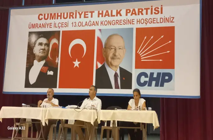 CHP Ümraniye 13. Olağan kongresi devam ediyor