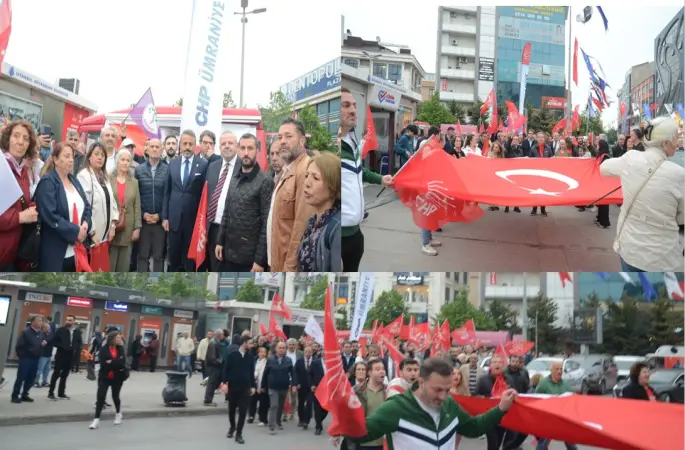 CHP Ümraniye’den “Mutlak Butlan” Tepkisi: “Hak, Hukuk, Adalet” Yürüyüşü Düzenlendi