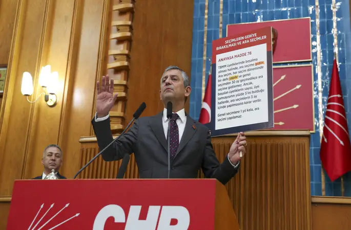 Cumhuriyet Halk Partisi Genel Başkanı Özgür Özel Gurup Toplantısında Gündemi Değerlendirdi.