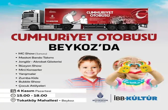 CUMHURİYET OTOBÜSÜ BEYKOZ'’DA